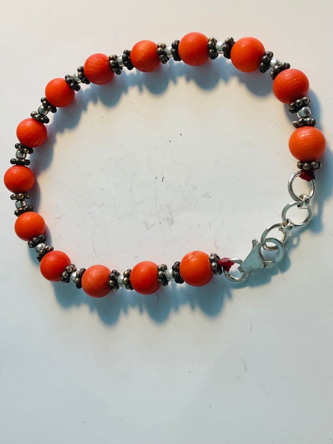 Red coral bracelet design 2