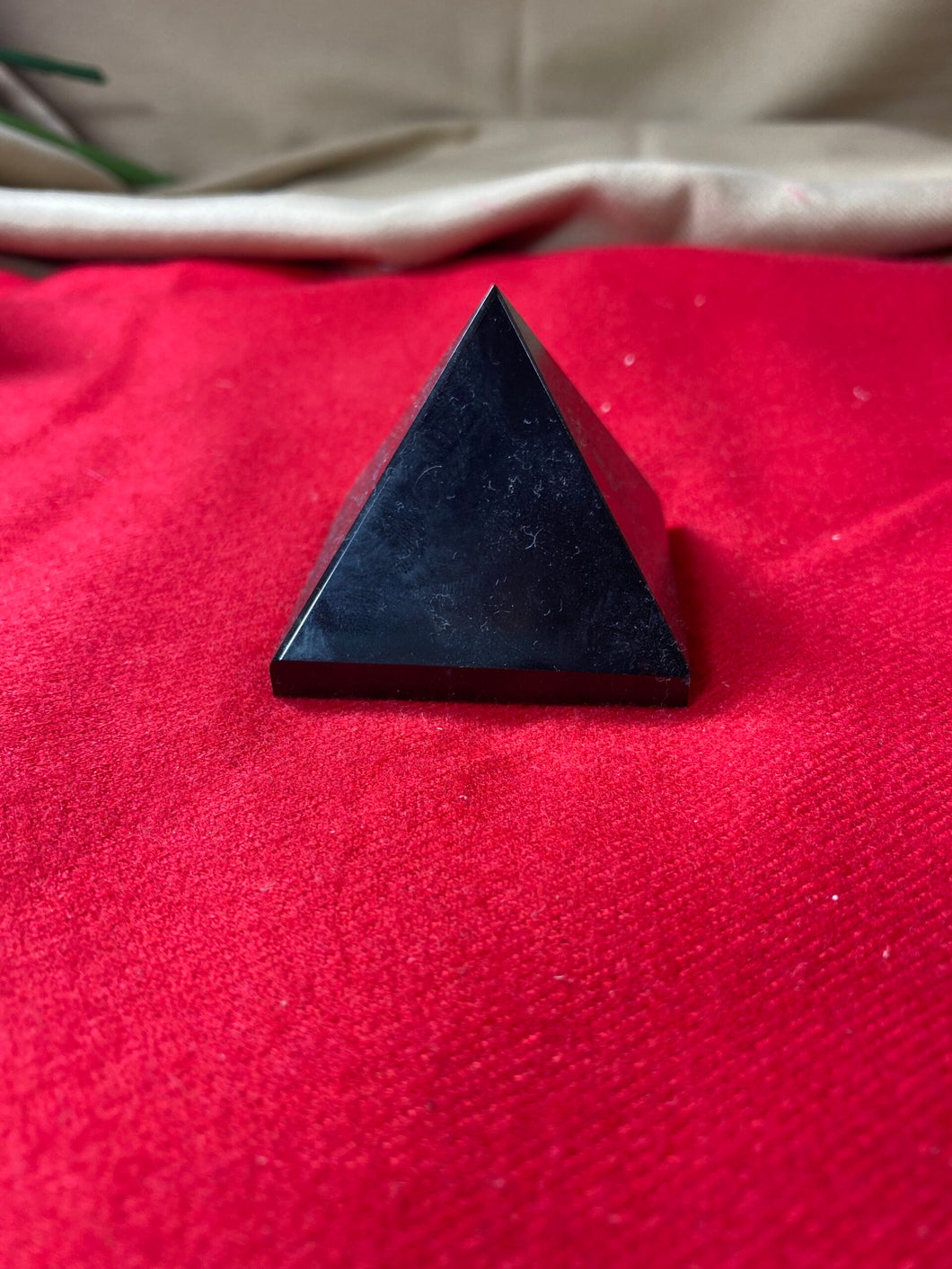 Black Obsidian Pyramid